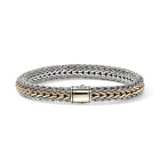 JOHN HARDY Icon Silver and 14K Gold Reversible 8mm Bracelet